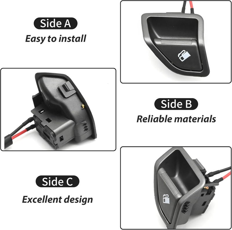 MDEOOSKY 93555-2W000 Gas Fuel Door Release Switch Button, Replacement for Hyundai Santa Fe Sport 2017-2018, Replacement for Hyunda Santa Fe 2017 2018 2019, Replaces 93555-2W3000RJ5 - Image 3